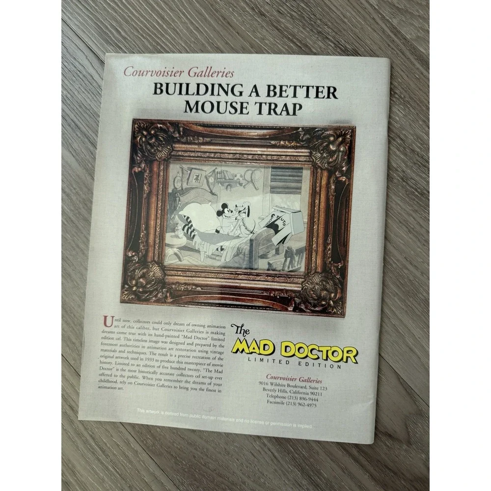 Disney Storyboard The Art of Laughter Journal Animation Art Dec Jan 1991 1992